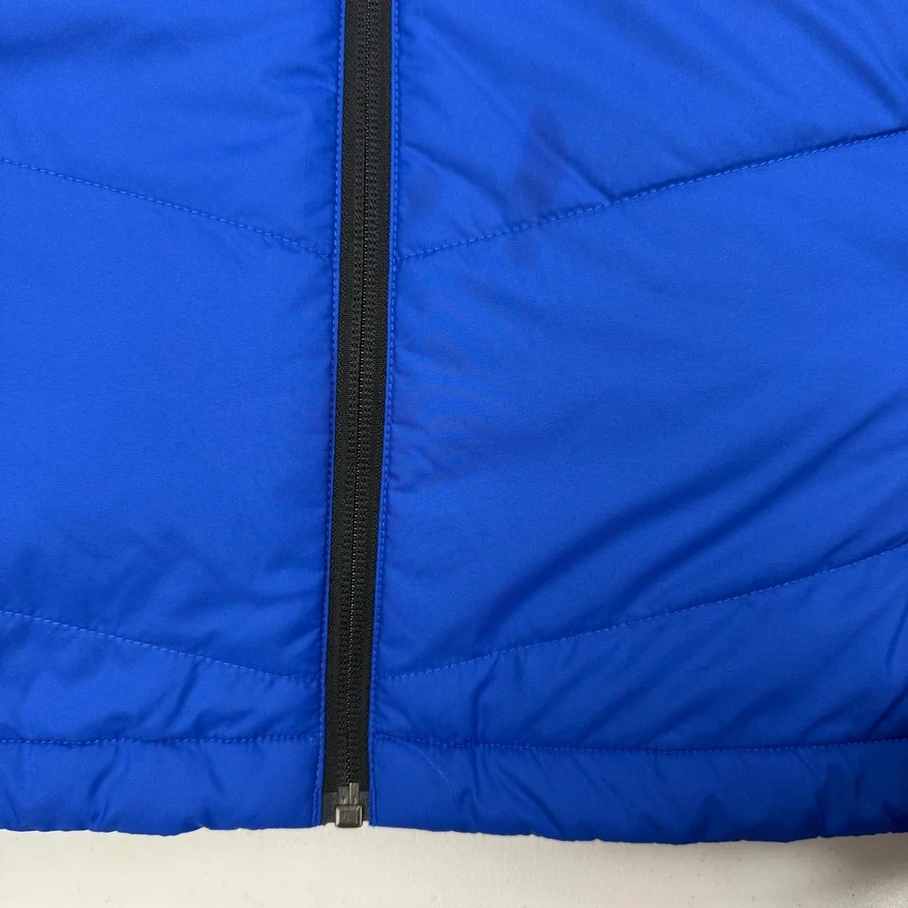 The North‎ Face Mens Blue Quilted Puffer Jacket Full Zip NF0A3XB7 Size M